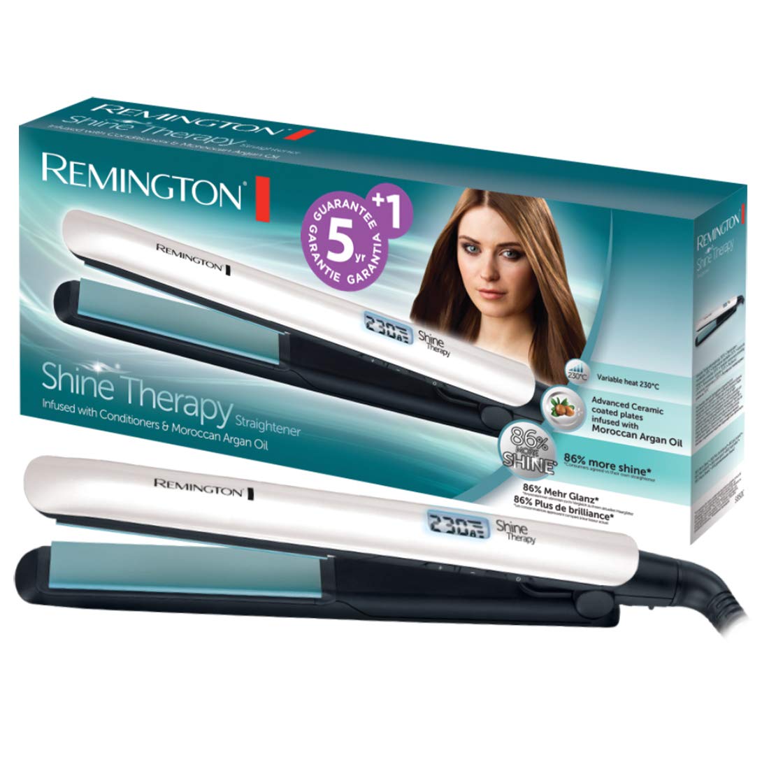 Plancha De Cabello Remington Aceite De Argan S-8500