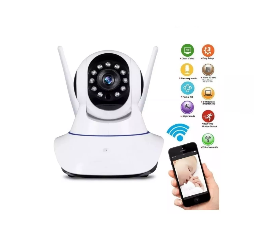 Camara Robotica Wifi 360º Con Vision Nocturna. Ref.N1-HD1001GN1