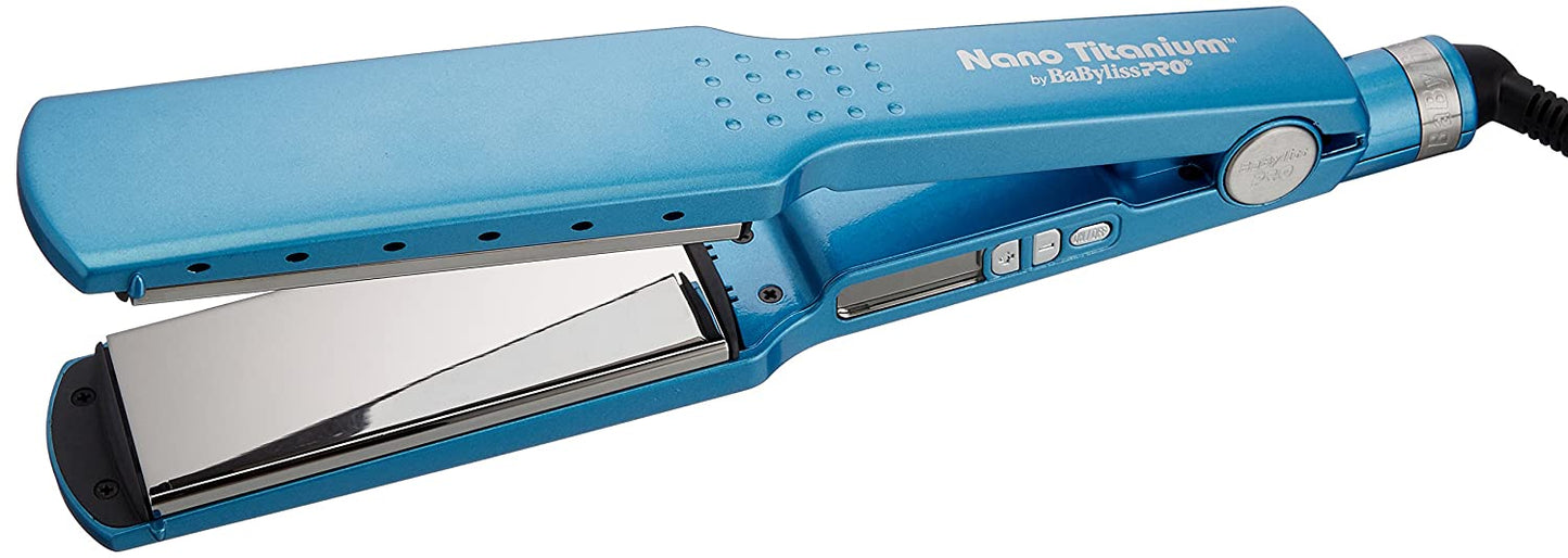 Plancha Cabello Nano Titanium Ancha Digital