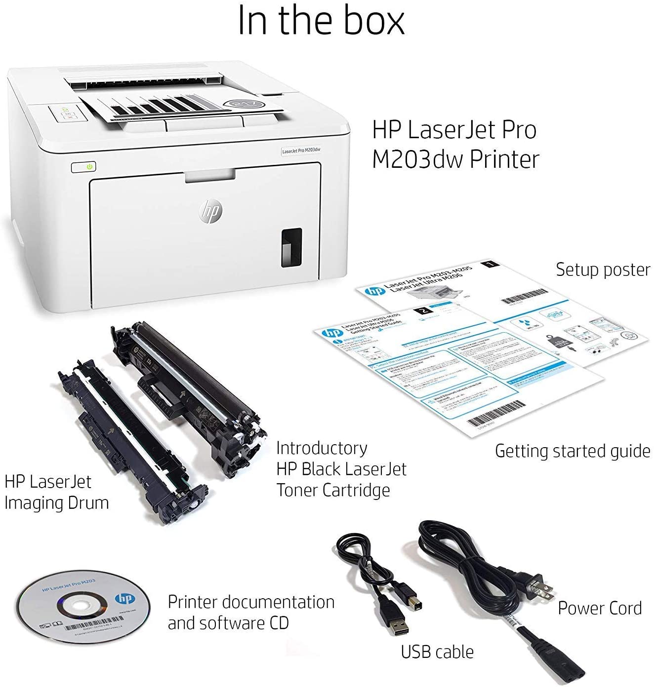 Impresora Láser Hp M203dw Ideal Para Pequeñas Empresas
