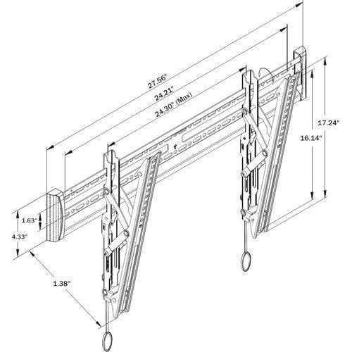Soporte Fijo Escualizable 40"-65" Ref. Nbc3-t