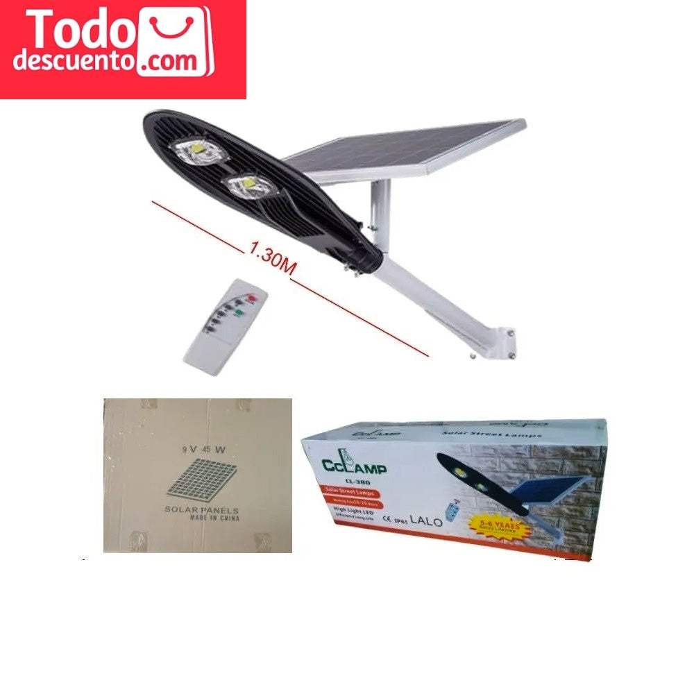 LÁMPARA SOLAR CCLAMP de 80W Ref. CL-380