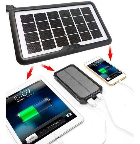 Cargador Solar  de celulares y tablets Panel Solar 8 Watt 6 Voltios  Ref. CL-680
