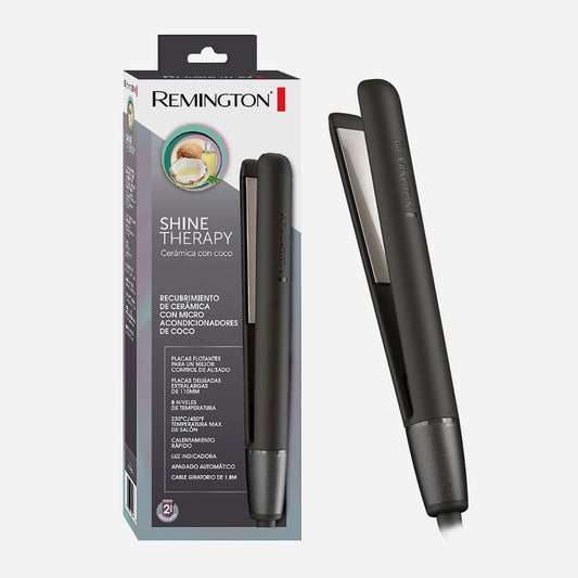 Plancha Para Cabello Remington Ceramica Coco Shine Therapy