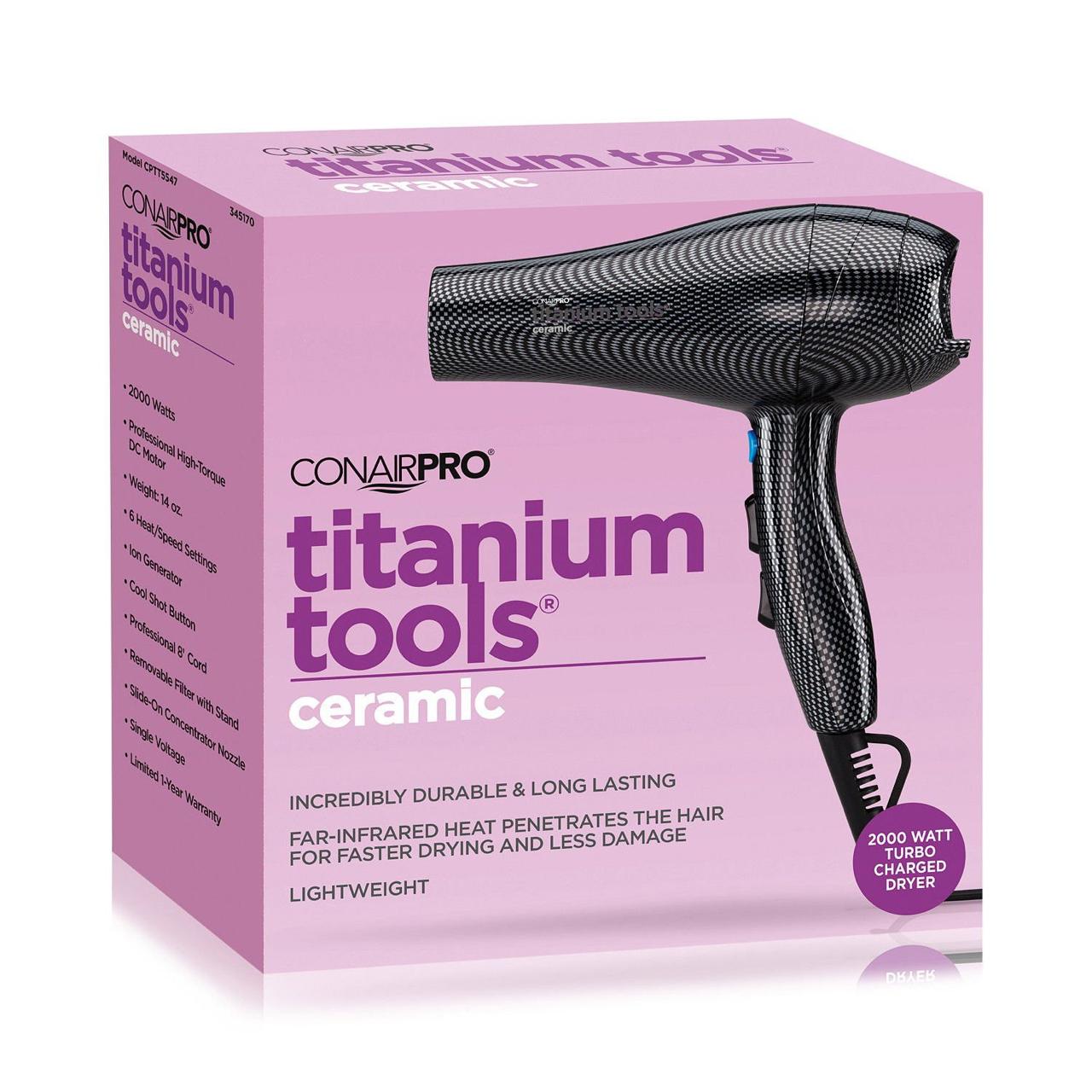 Secador ConAir Pro Titanium Tools Ceramic