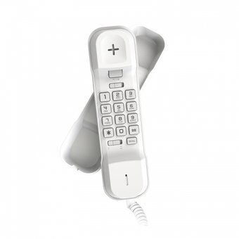 Teléfono Alámbrico Fijo Alcatel T06, Hogar- Oficina Blanco