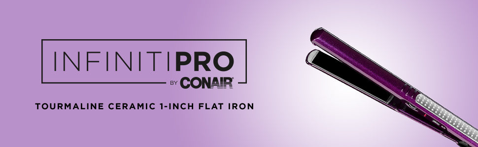 Plancha Alisadora CONAIR de 1'' Ceramica Turmelina Infiniti PRO