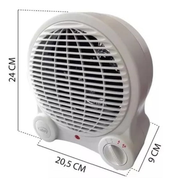 Calentador De Ambiente Kalley de 1500w.  Ref.K-CA18.