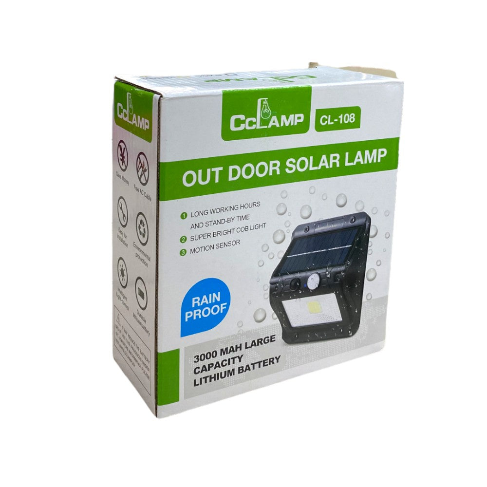 Lampara Reflector Solar con Sensor de Movimiento Ref.  CL-108