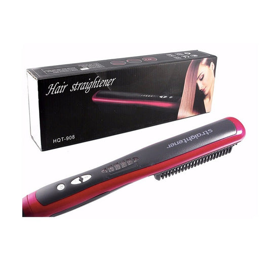 Plancha Cepillo Hair Straightener Hqt-908
