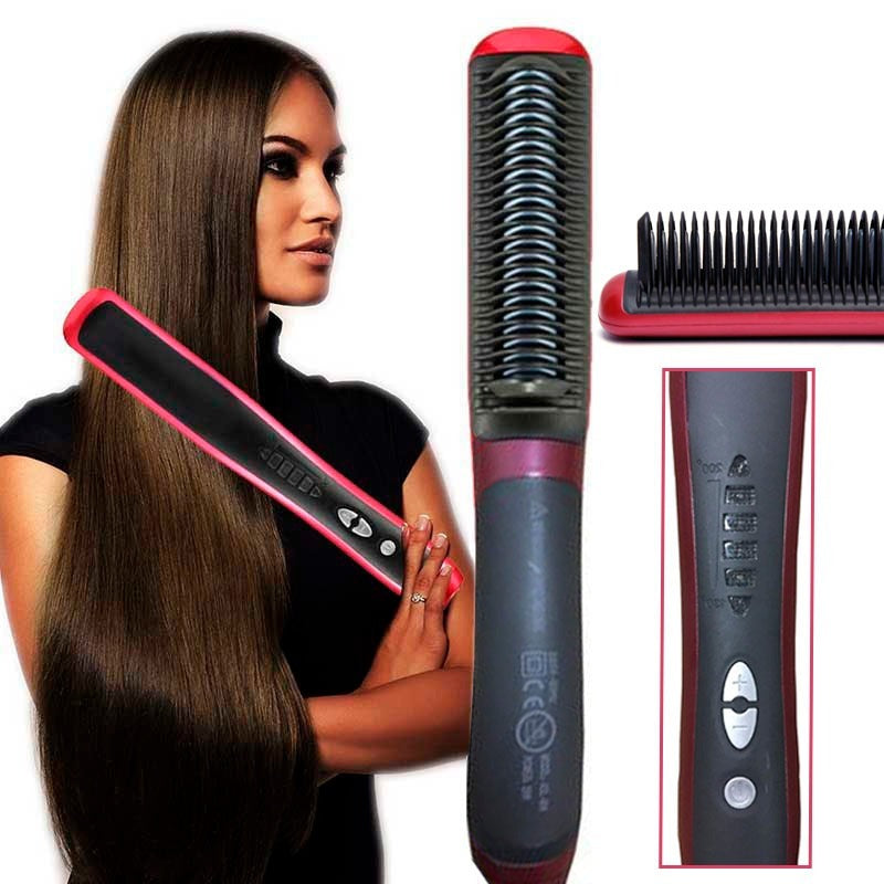 Plancha Cepillo Hair Straightener Hqt-908
