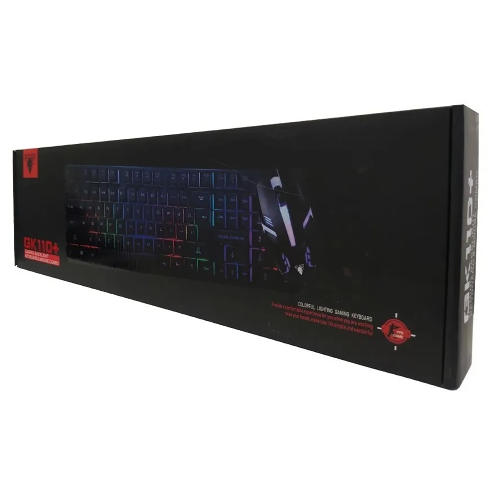 Combo Mouse Y Teclado Tipo Gaming JEDEL Gk110+