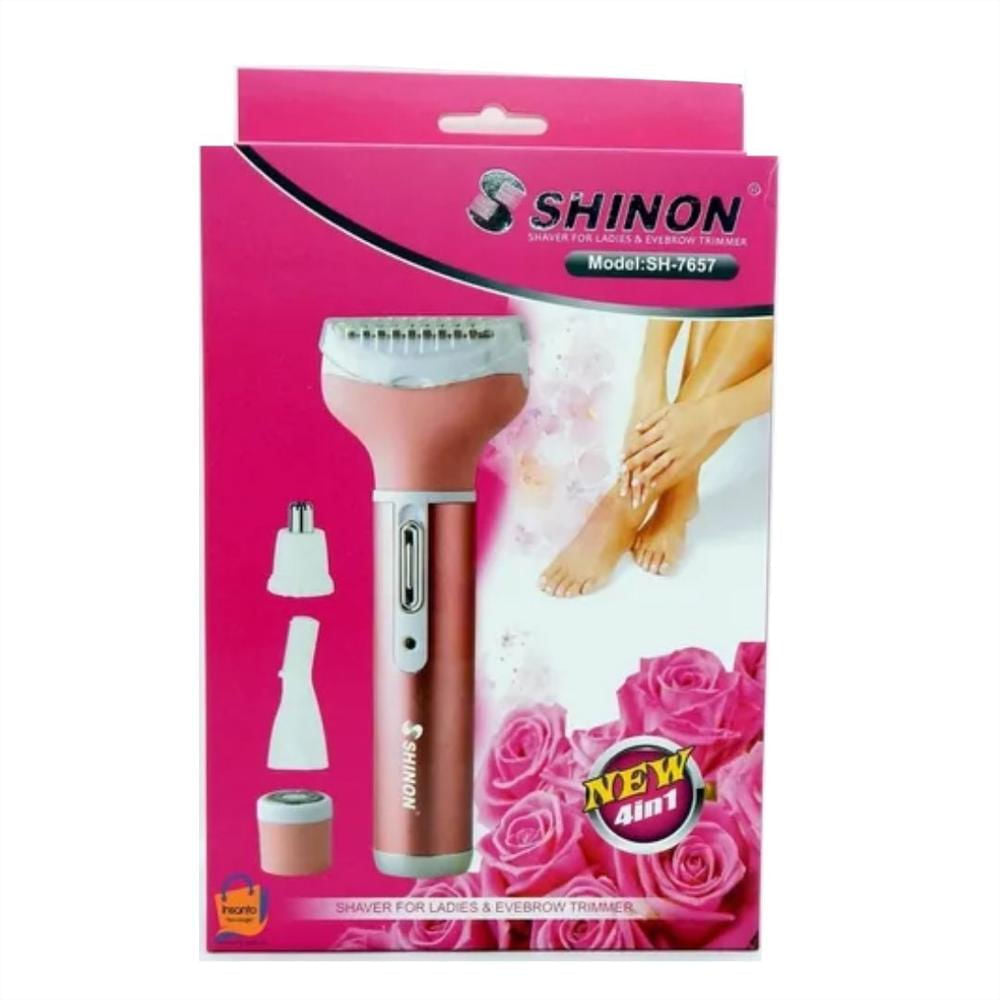 Maquina Depiladora Shinon Recargable 4 En 1