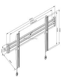 Soporte Base Fija 40"-65" NBC3-F