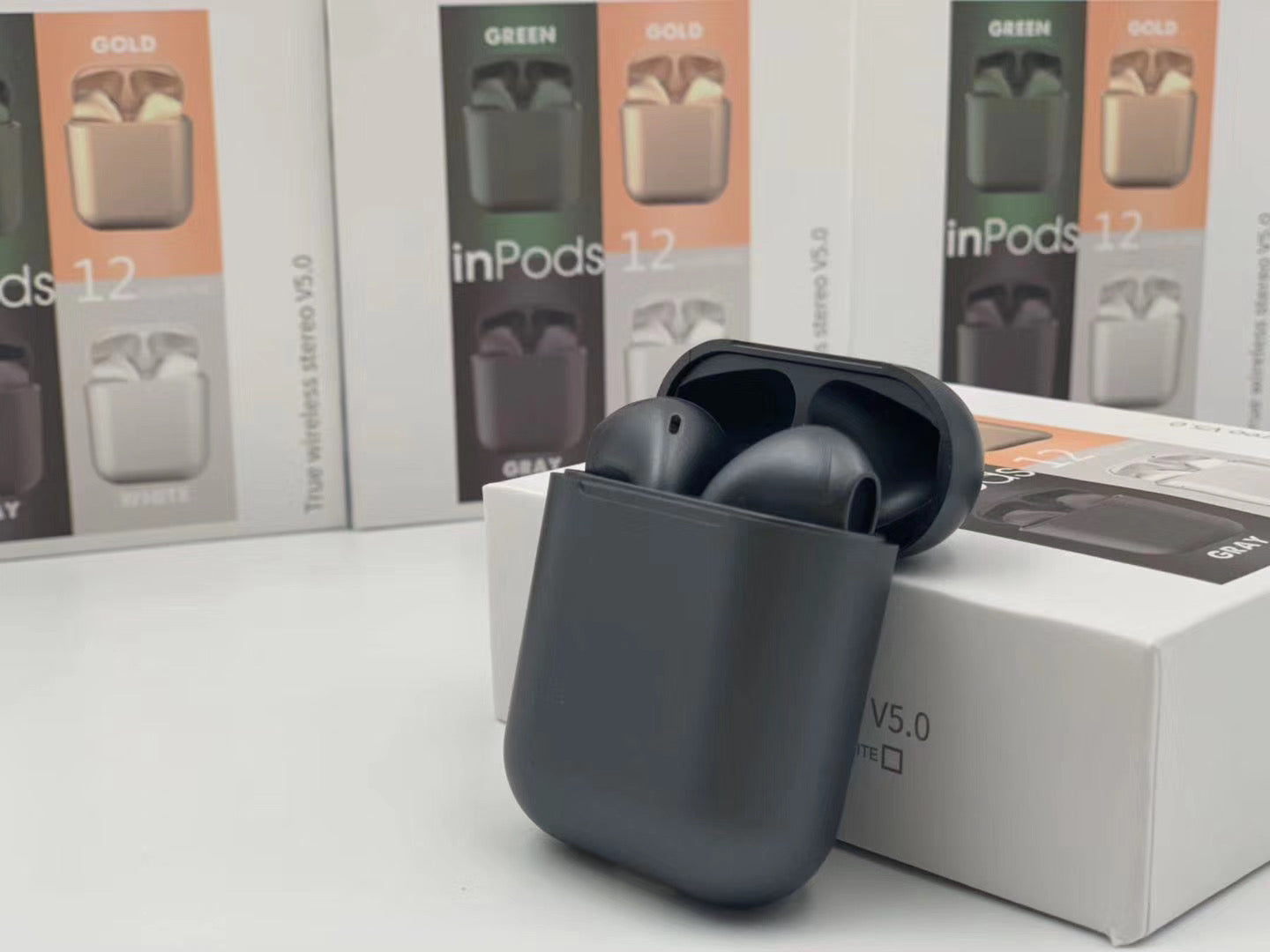 Inpods I12 Táctiles Con Bluetooth Metalizados