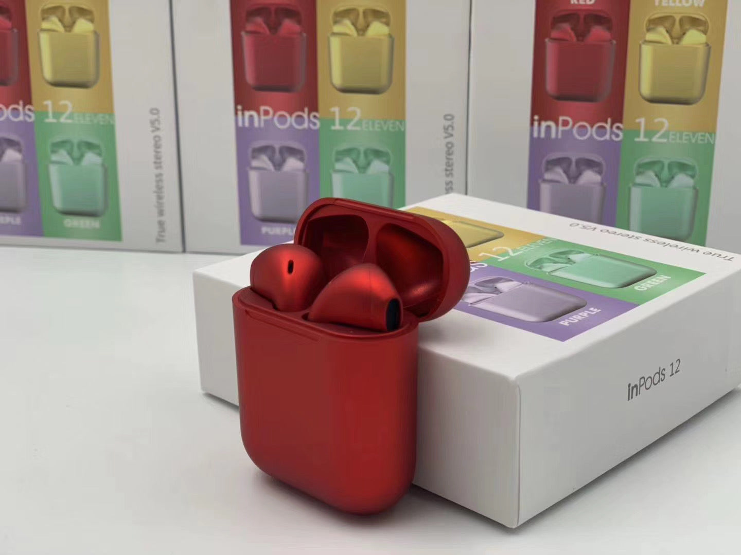 Inpods I12 Táctiles Con Bluetooth Metalizados