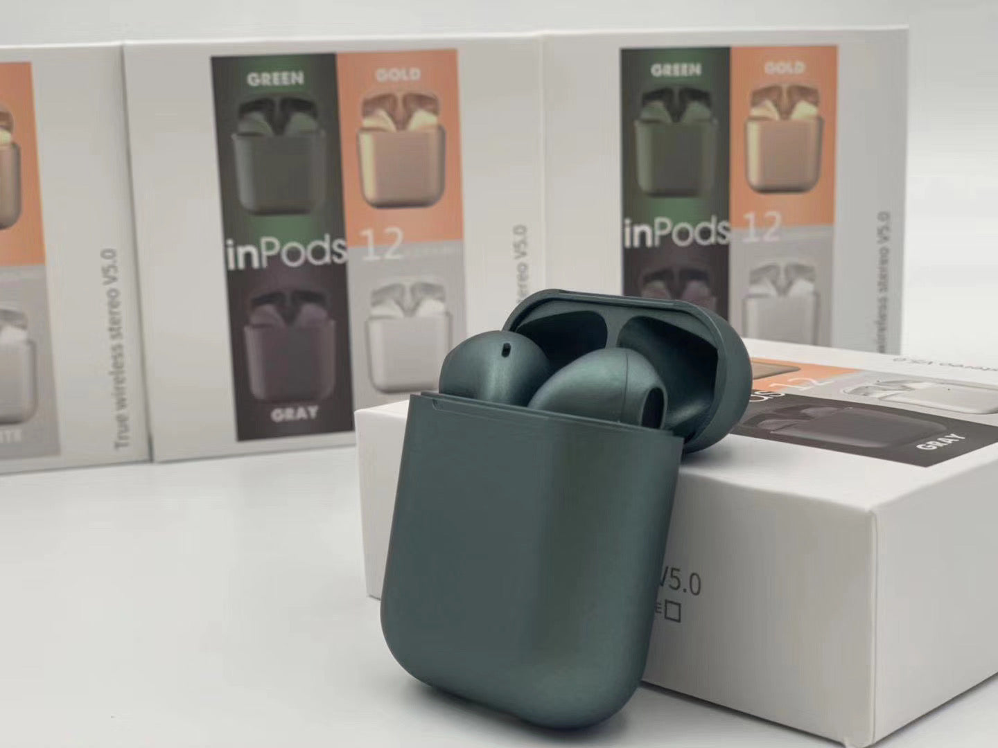Inpods I12 Táctiles Con Bluetooth Metalizados