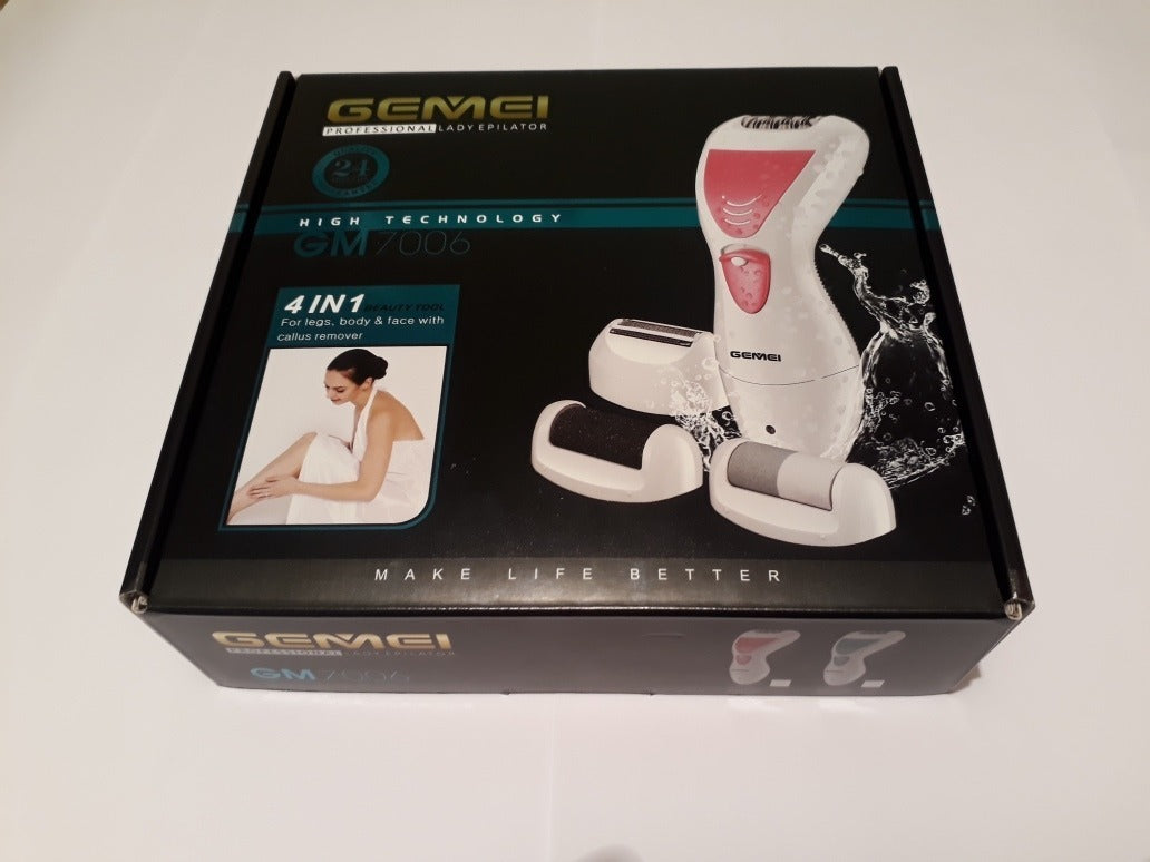 Máquina Depiladora Para Mujer Gemei 4 en 1 Recargable.