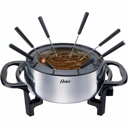 Olla Eléctrica Oster Fondue Plateado Multifuncion