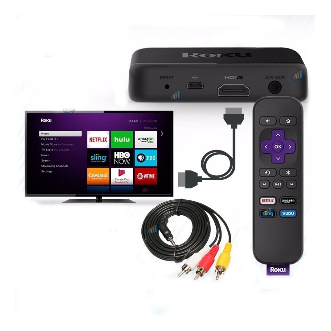 Roku Express Plus Convierte Tu Tv En Smart Tv Hdmi Rca