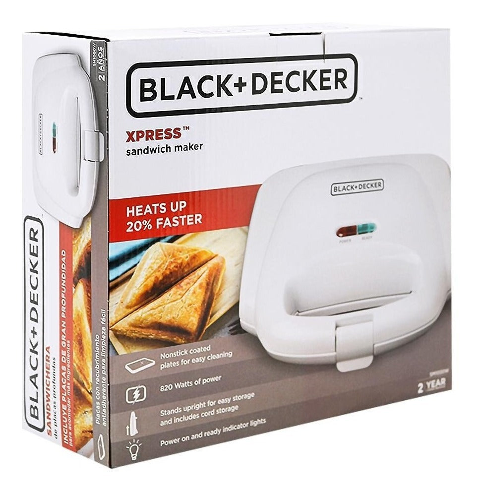Sandwichera Black+Decker. Ref. SM1000W