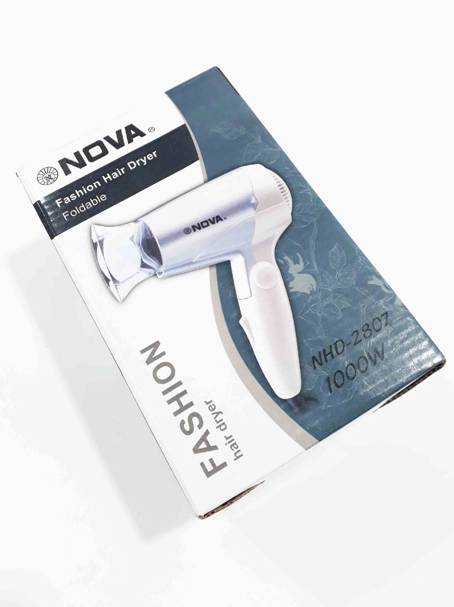Mini Secador Pelo Cabello Nova 1000w Viajero Portatil Nova 2807