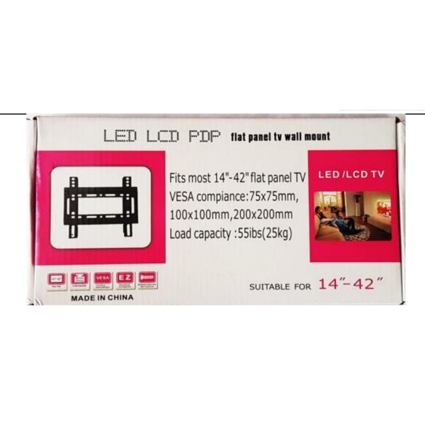 Soporte Base Tv Montura Pared Fija Televisor 14 A 42 Pulgas