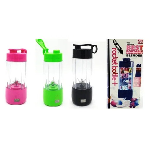 Termo Licuadora Portatilpara Batidos 2 Cuchillas Recargable Usb